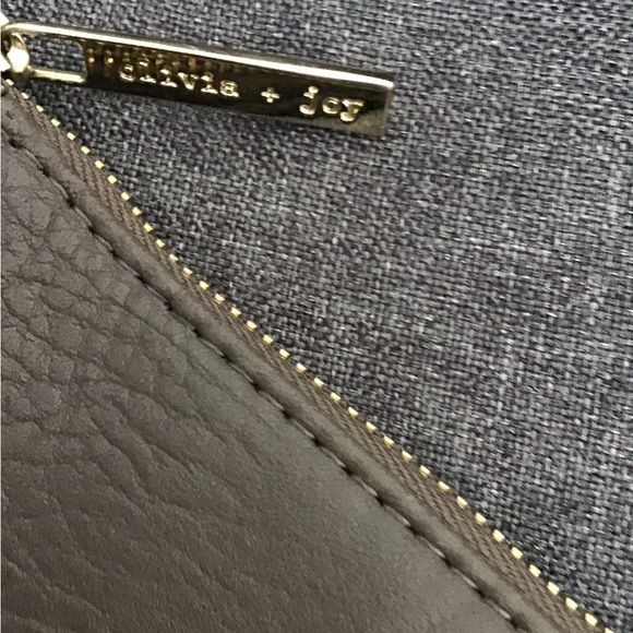 Olivia and joy gray tote bag - Picture 5 of 6